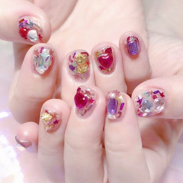 なかやまちえこ on LIPS 「✨✨⠀⠀@chikachocolat_melty#nail#n..」（2枚目）