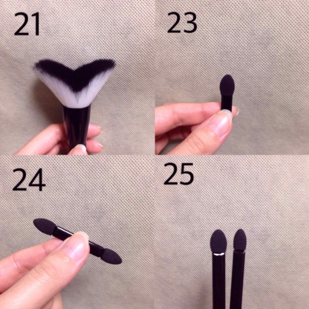 UR GLAM DUO EYESHADOW BRUSH A(デュオアイシャドウブラシA)/U R GLAM/メイクブラシを使ったクチコミ(4枚目)