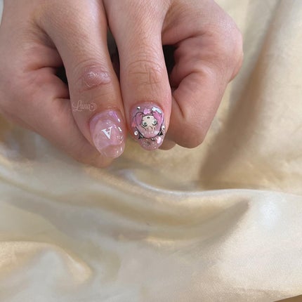 Iuna. Mizuki on LIPS 「.アーニャ💗イラストは事前予約必須になります。ご希望の場合はご..」(2枚目)