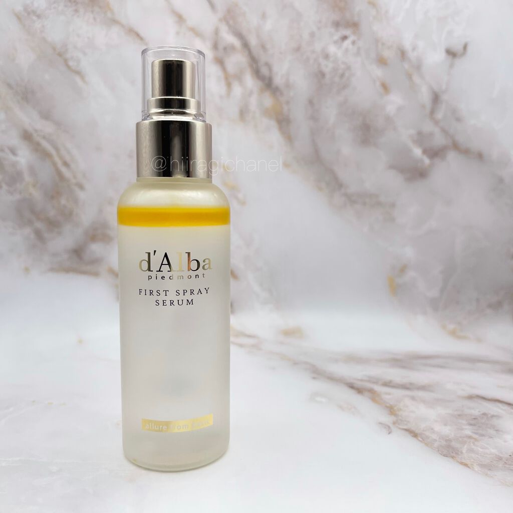 ダルバ ホワイトトリュフファーストスプレーセラム/ダルバ/ミスト状化粧水を使ったクチコミ(2枚目)