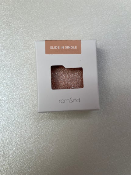 スライドインシングル/rom&nd/単色アイシャドウを使ったクチコミ(1枚目)