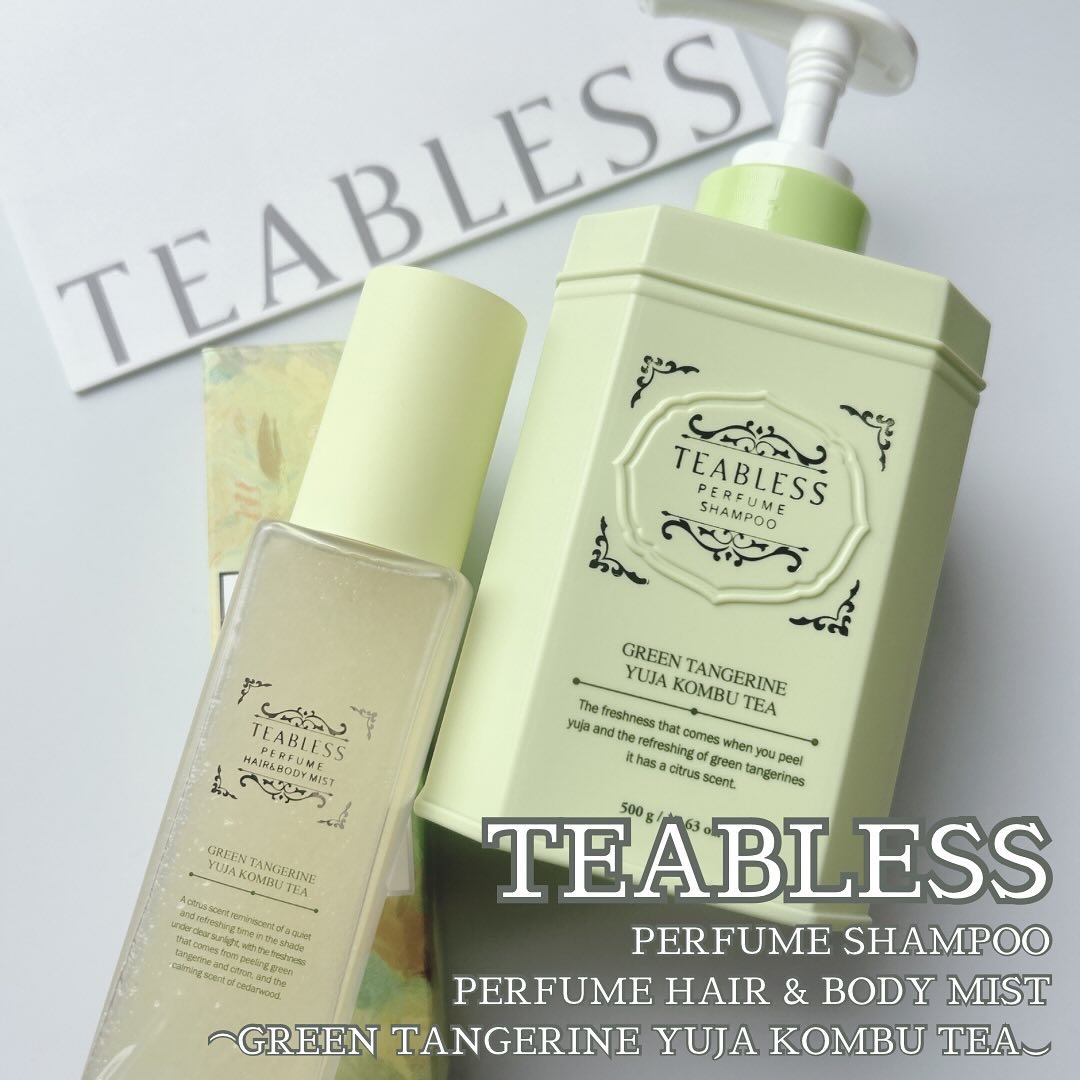 清柑柚子コンブチャパヒューム薄毛ケアシャンプー/TEABLESS/市販シャンプーを使ったクチコミ（1枚目）