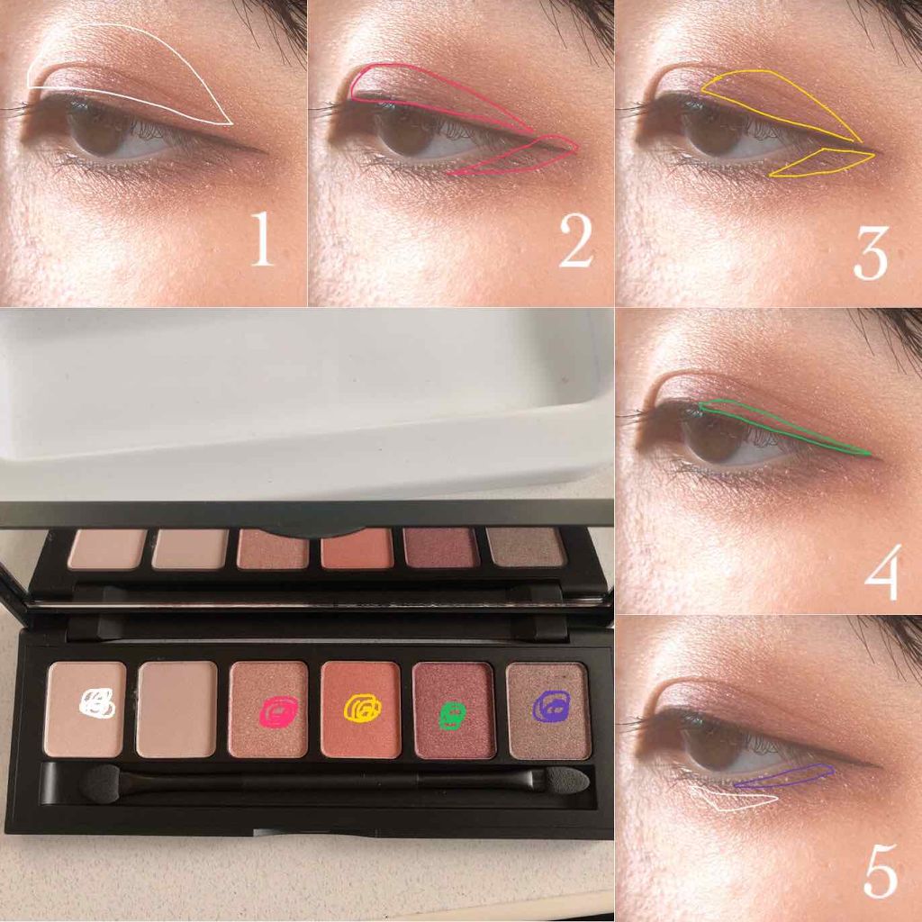 マイシャドウパレット/play on make/アイシャドウパレットを使ったクチコミ(2枚目)