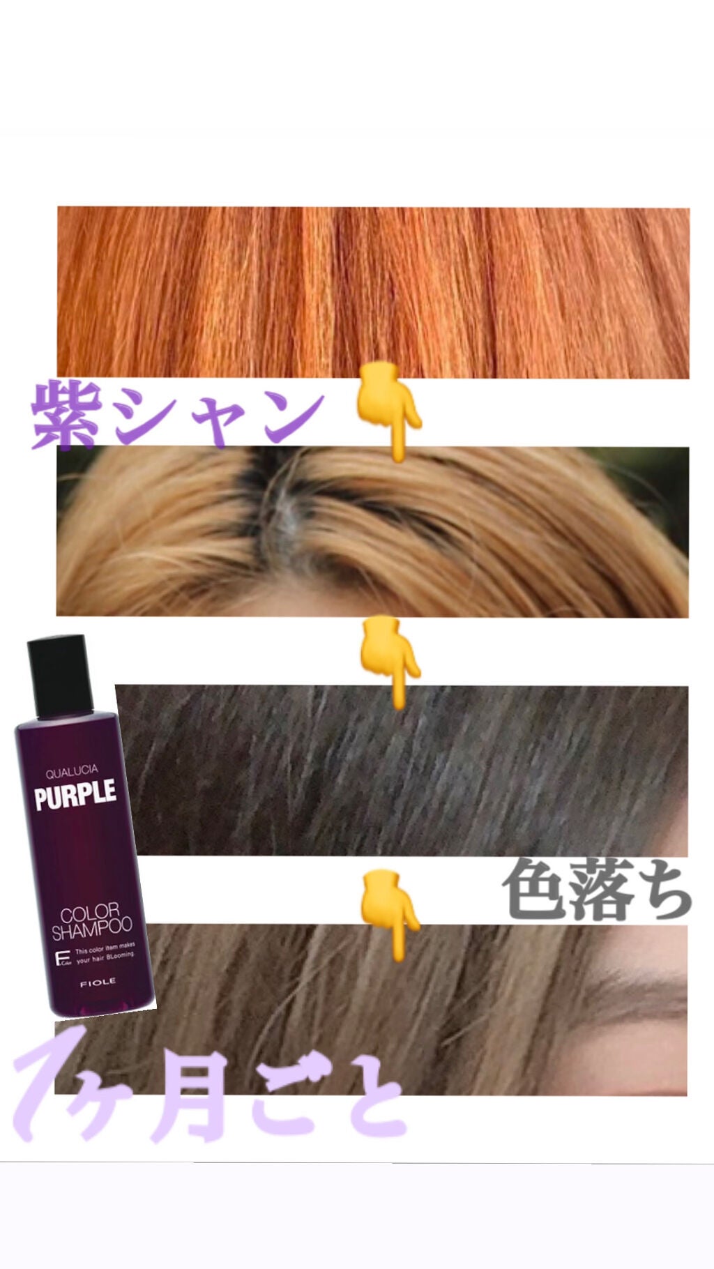 クオルシア カラーシャンプー/クオルシア/市販シャンプーを使ったクチコミ(1枚目)