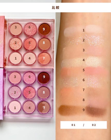 アイカラーパレット/AMUSE/アイシャドウパレットを使ったクチコミ(7枚目)