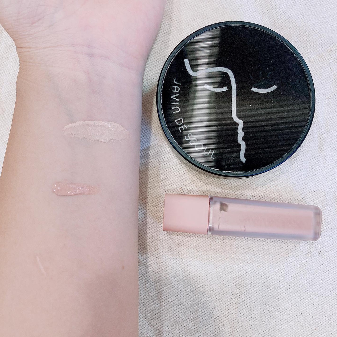 ジャビンドゥソウル ウインクファンデーションパクト/Javin De Seoul/クッションファンデーションを使ったクチコミ(6枚目)