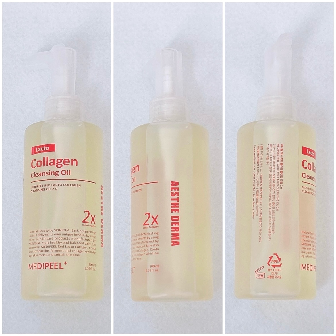 レッドラクトコラーゲンクレンジングオイル/MEDIPEEL/オイルクレンジングを使ったクチコミ（3枚目）