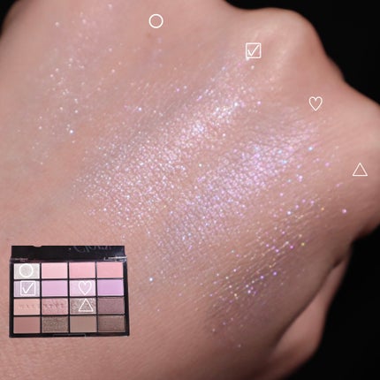 ソフトブラーリングアイパレット/wakemake/アイシャドウパレットを使ったクチコミ(4枚目)