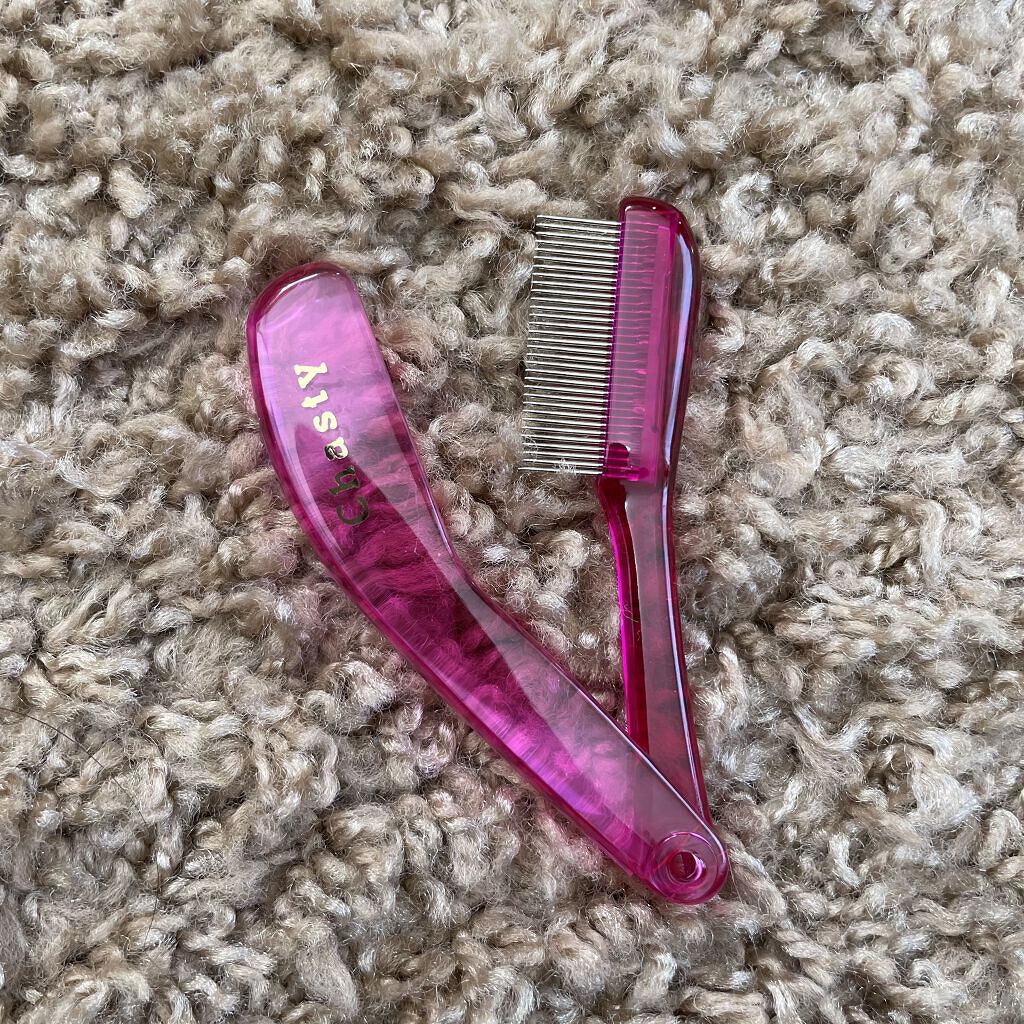 マスカラコーム メタルN（ナチュラル）/チャスティ/その他化粧小物を使ったクチコミ（2枚目）