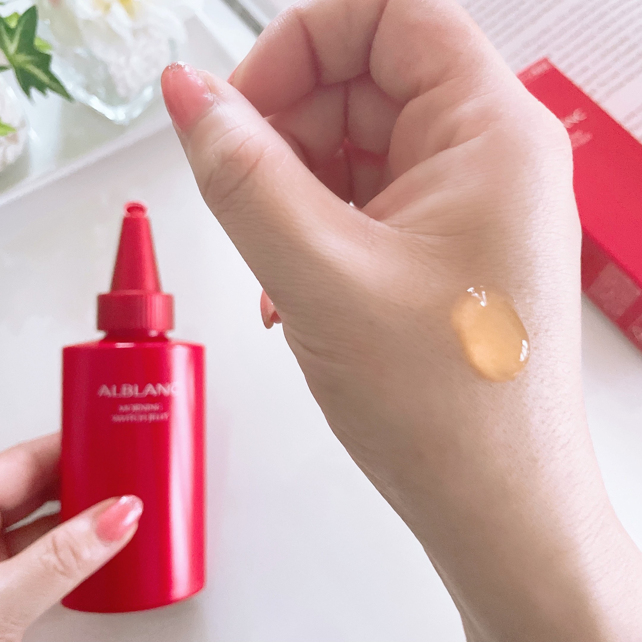 モーニング スイッチジュレ/ALBLANC/美容液を使ったクチコミ（3枚目）