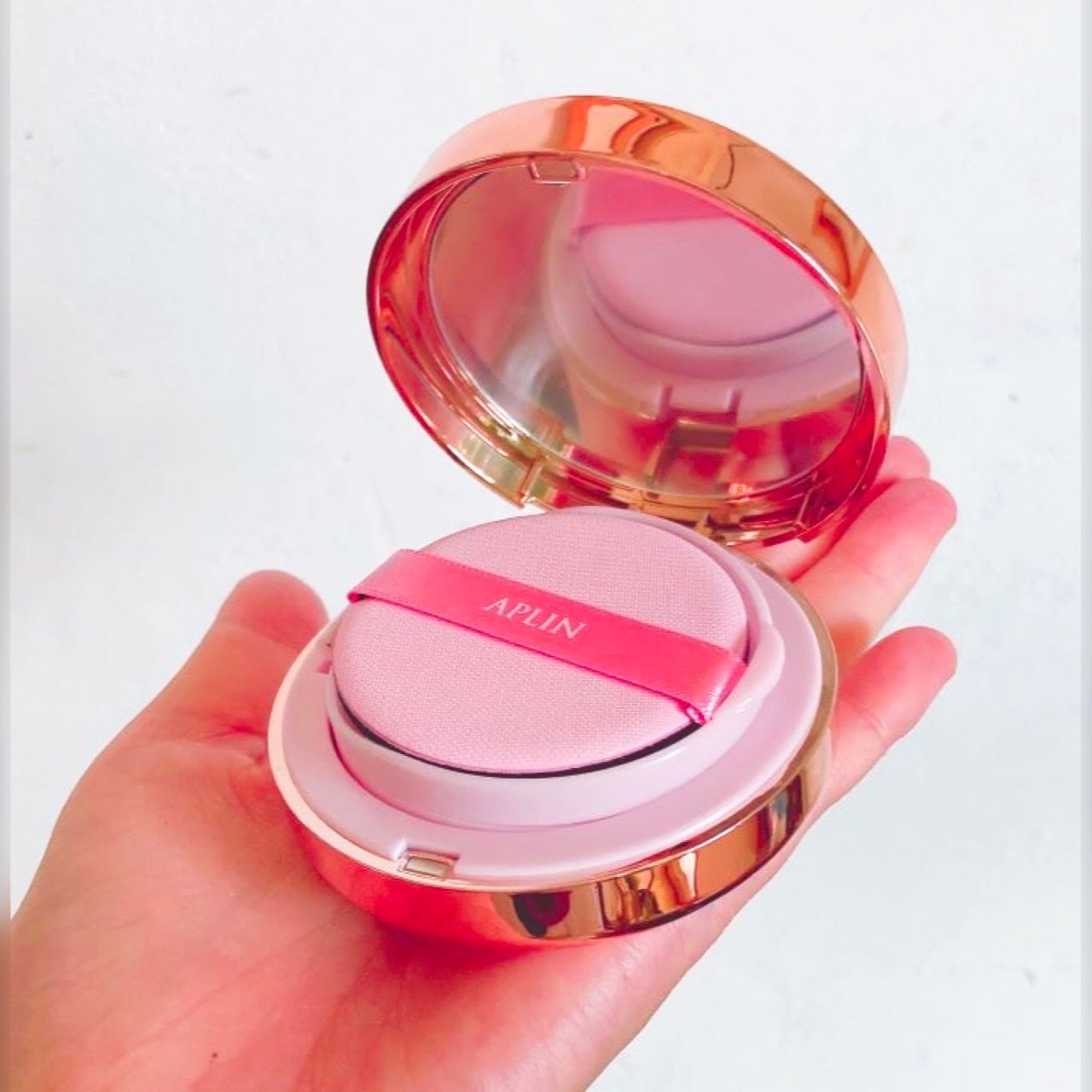 ピンクティーツリーカバークッション/APLIN/クッションファンデーションを使ったクチコミ(1枚目)