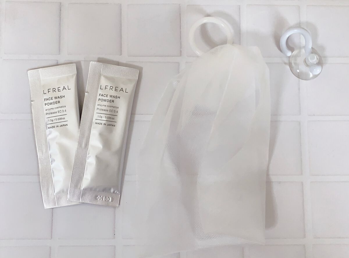 パウダーウォッシュ/LFREAL/洗顔パウダーを使ったクチコミ(4枚目)