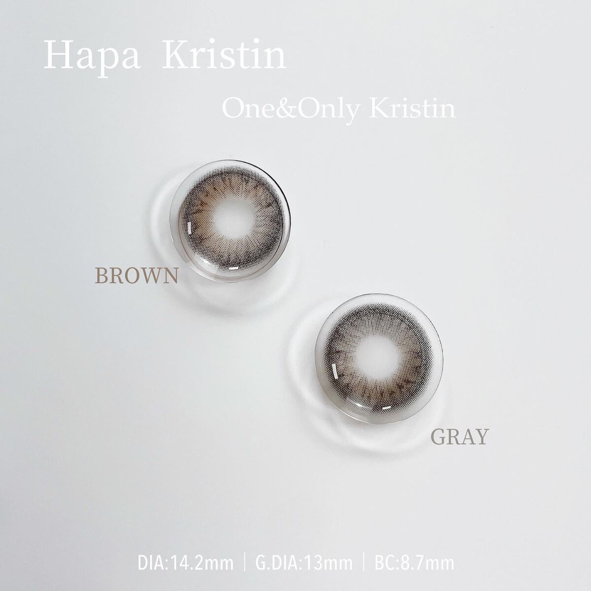 One & Only Kristin/Hapa kristin/カラーコンタクトレンズを使ったクチコミ（2枚目）