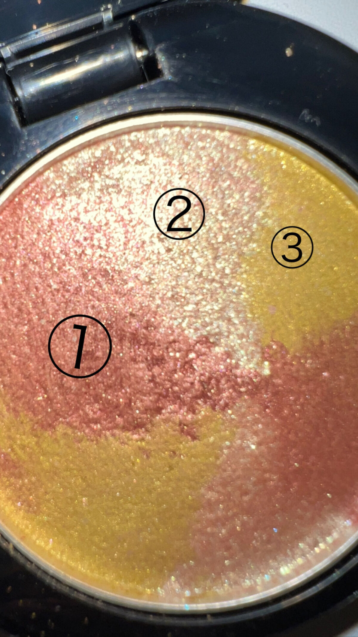 KATE 魂コレクション レアマーブルカラー EX-1 レッドブラウン × イエローグリーン系カラー/KATE/アイシャドウパレットを使ったクチコミ（1枚目）