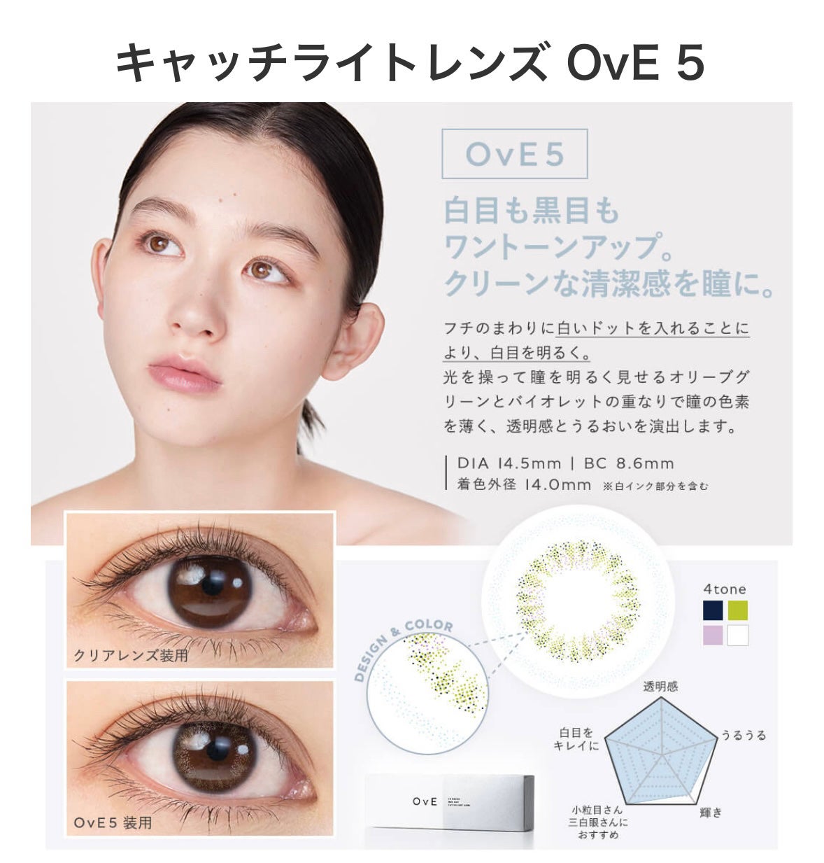 OvE(オヴィ) 1day/OvE/ワンデー(1DAY)カラコンを使ったクチコミ(3枚目)