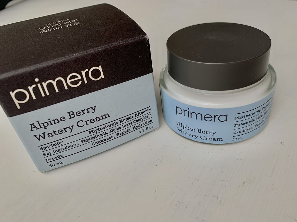 アルパインベリーウォータークリーム 50ml/primera/フェイスクリームを使ったクチコミ（1枚目）