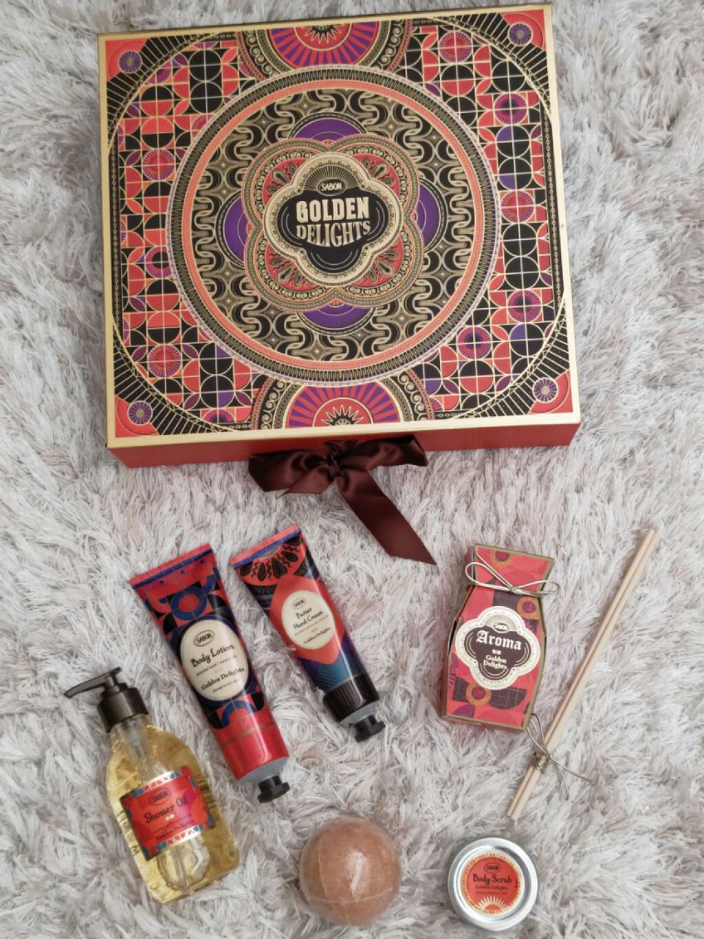 試してみた】SABON ホリデーギフト ゴールデン ・ ディライトの