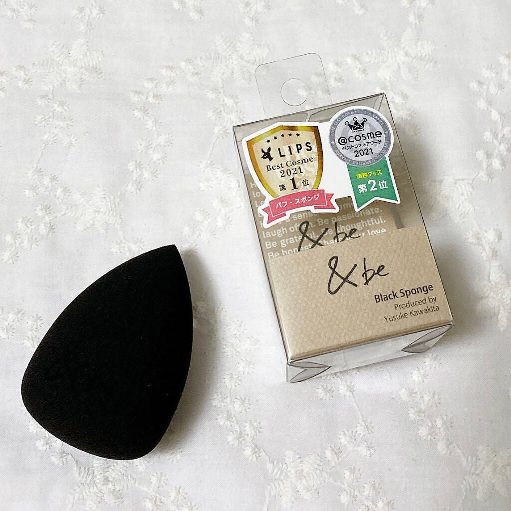 &be ブラックスポンジ/&be/パフ・スポンジを使ったクチコミ(4枚目)