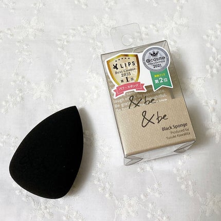 &be ブラックスポンジ/&be/パフ・スポンジを使ったクチコミ(4枚目)