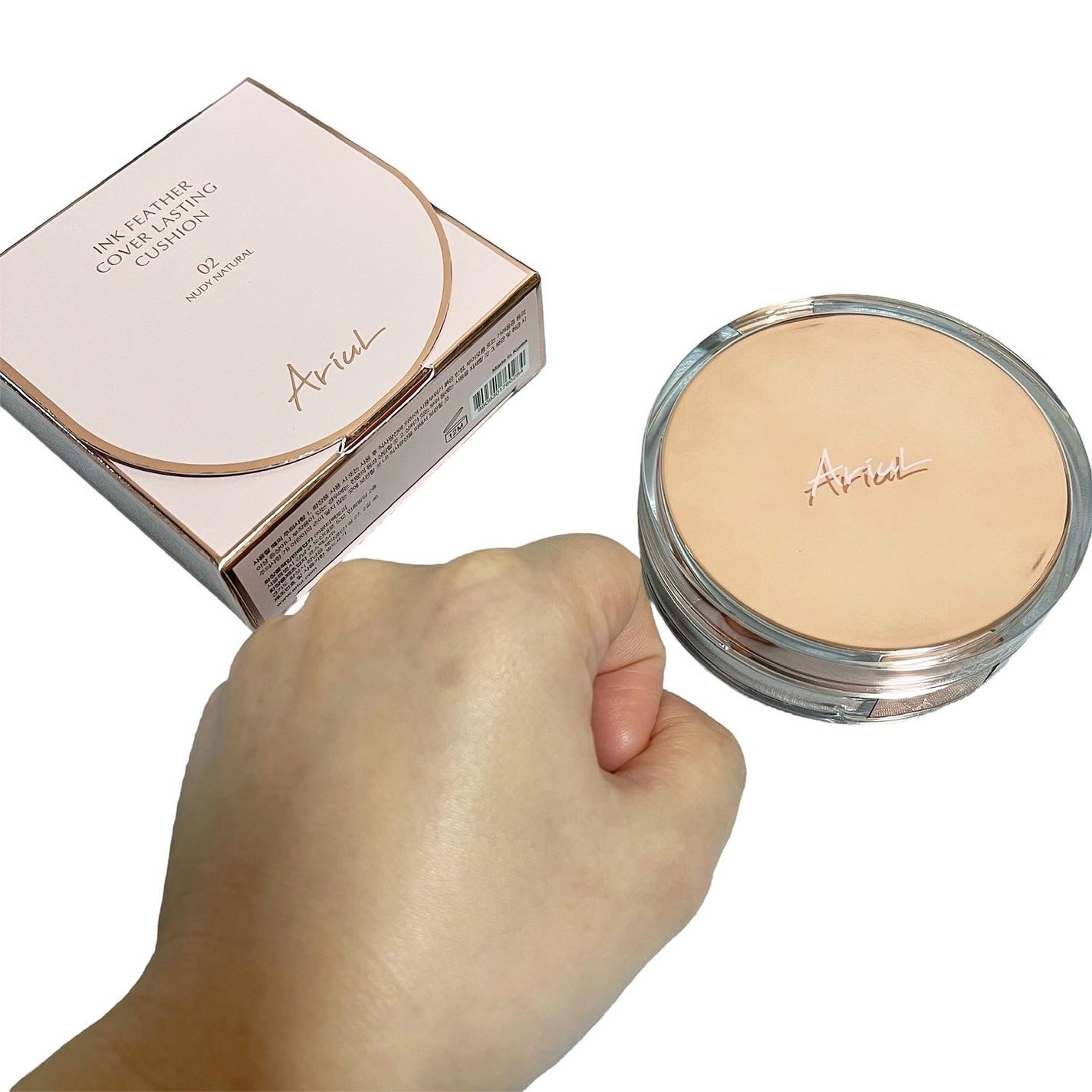 アリウル インクフェザーカバーラスティングクッション/Ariul/クッションファンデーションを使ったクチコミ(3枚目)