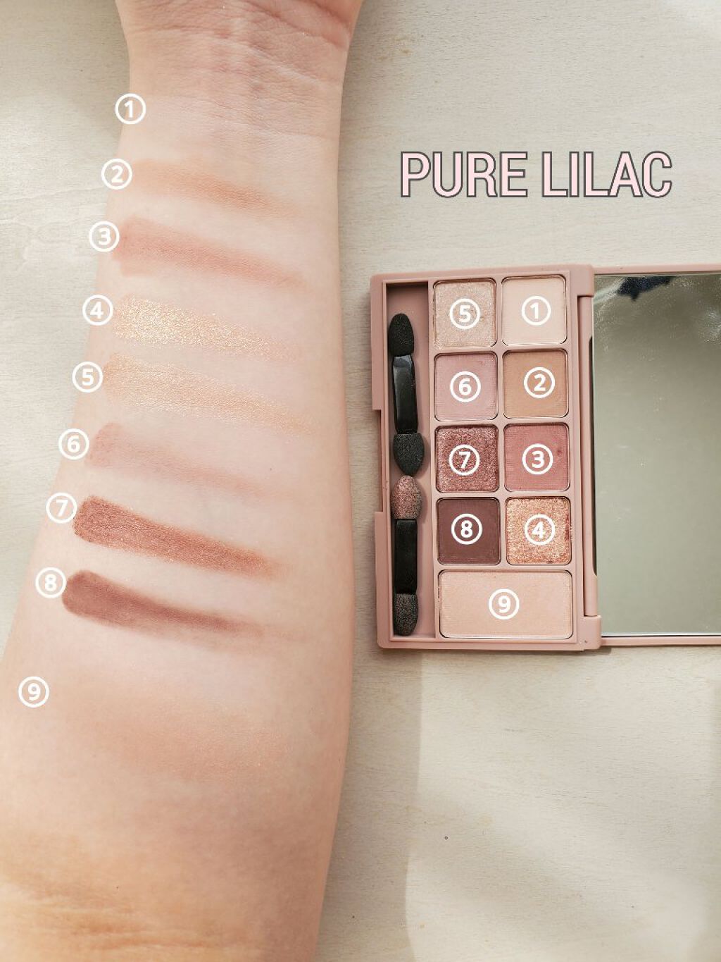 マルチカラーパレット/heme/マルチパレットを使ったクチコミ（3枚目）