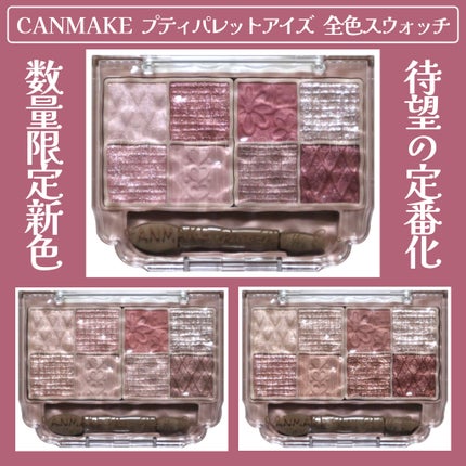 プティパレットアイズ/キャンメイク/パウダーアイシャドウを使ったクチコミ(1枚目)