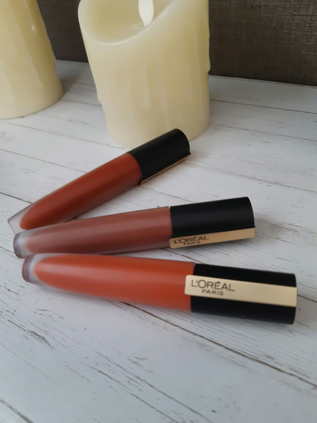 ルージュシグネチャー /ロレアル パリ/リップグロスを使ったクチコミ（1枚目）