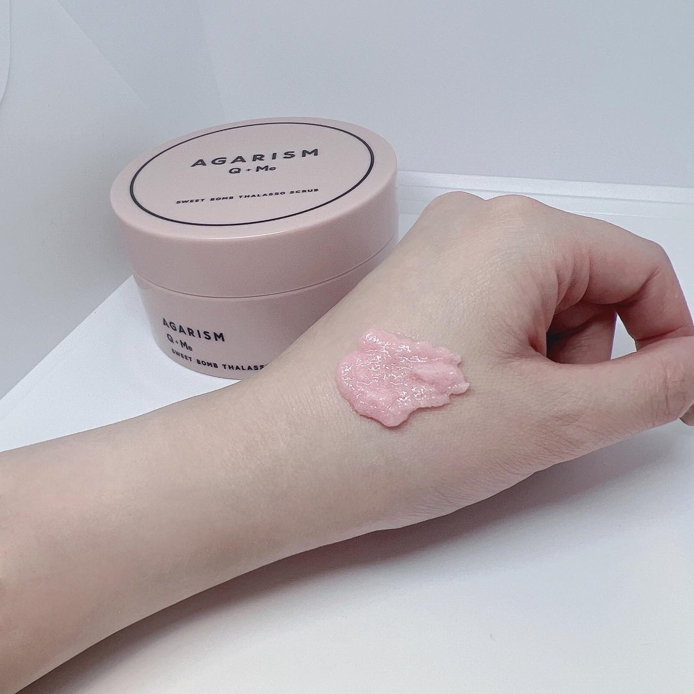 Q+Me スウィート ボム タラソ スクラブ/AGARISM/バスト・ヒップケアを使ったクチコミ(2枚目)