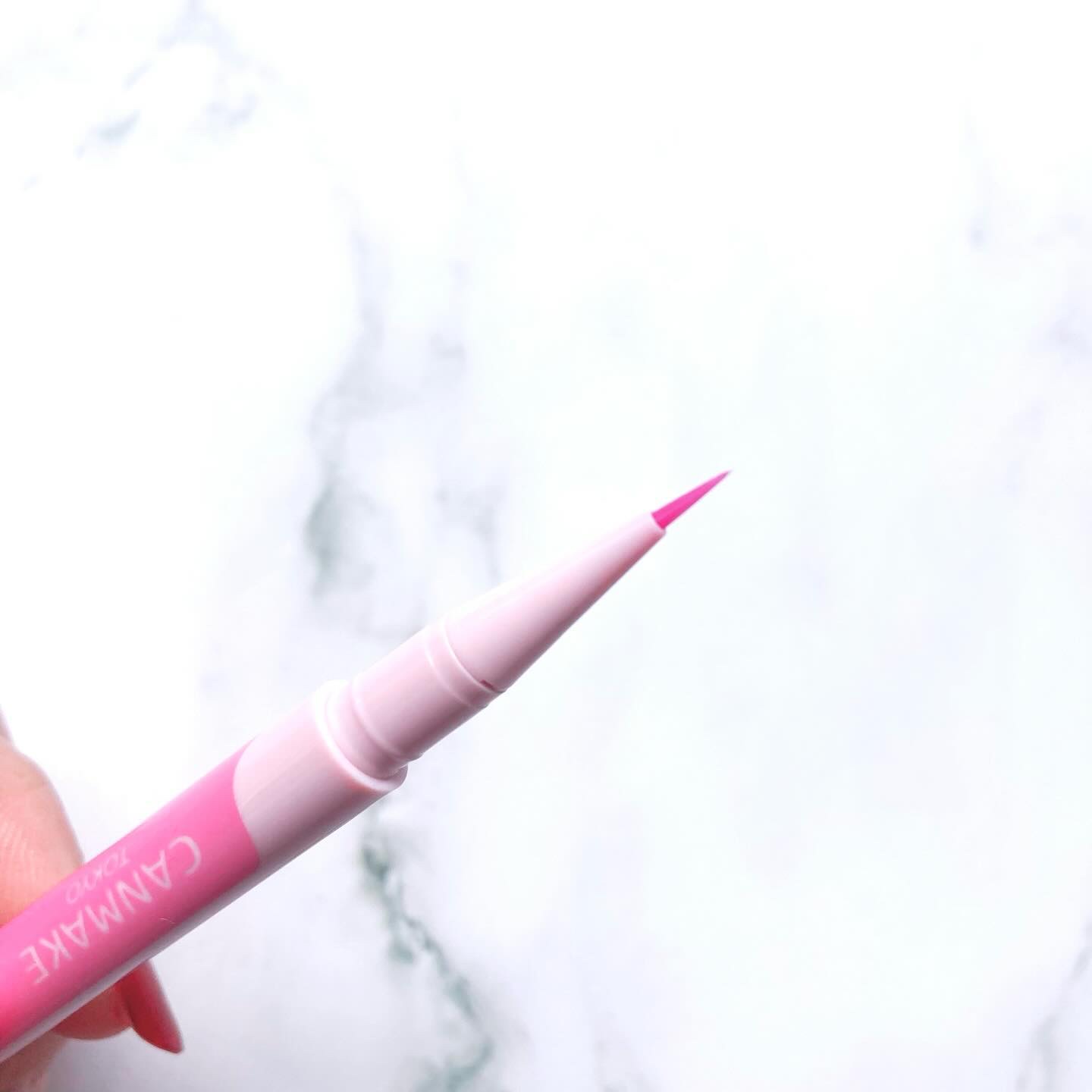 3wayスリムアイルージュライナー 03 アイシーピンク/キャンメイク/リキッドアイライナーを使ったクチコミ（2枚目）