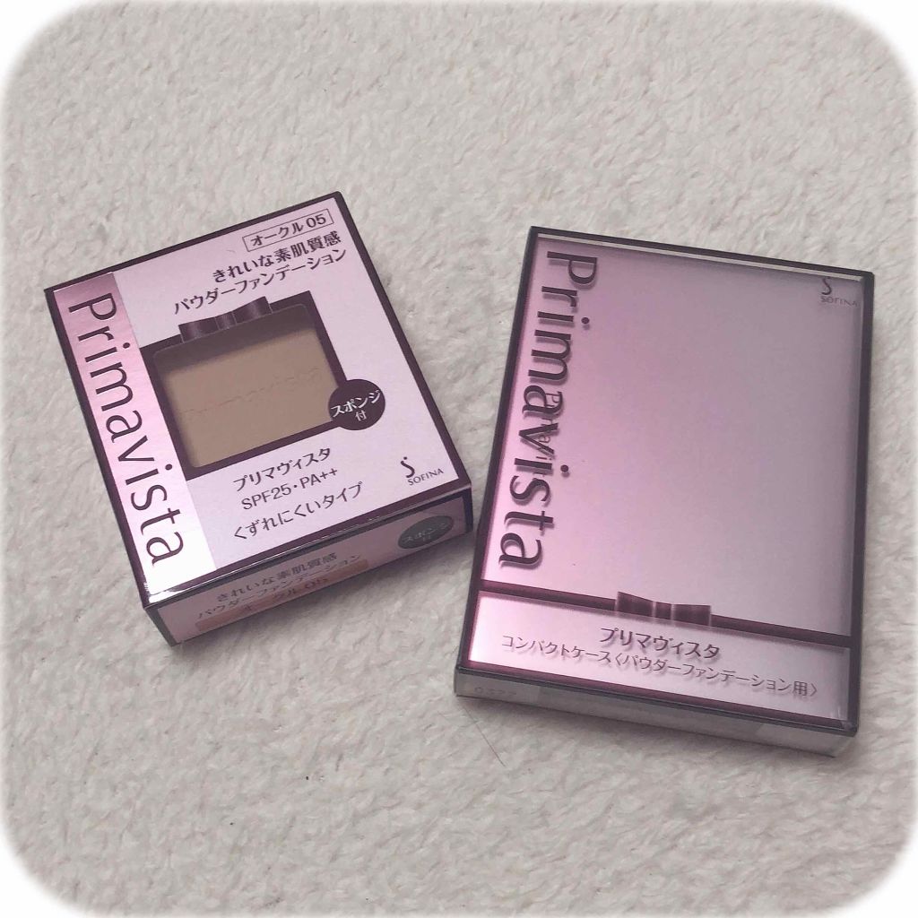 くずれにくい きれいな素肌質感パウダーファンデーション オークル05(レフィル)/プリマヴィスタ/パウダーファンデーションを使ったクチコミ（1枚目）