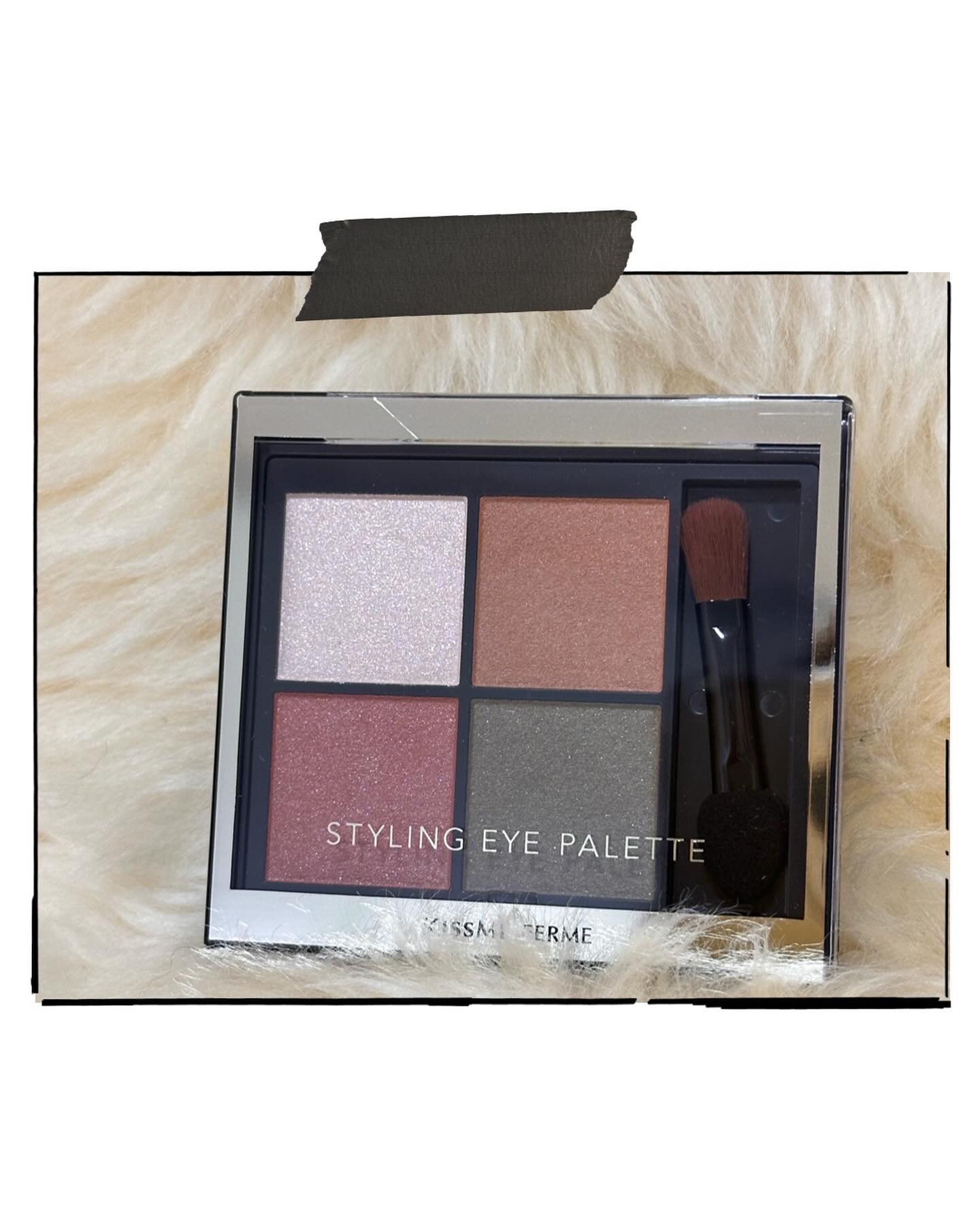 キスミー　フェルム　スタイリングアイパレット 03 ヴェールリネン/キスミー フェルム/アイシャドウパレットを使ったクチコミ（3枚目）