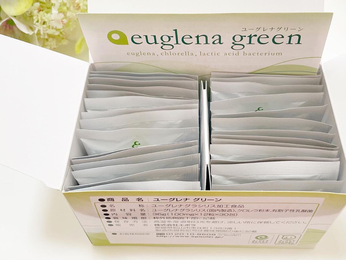 ひろぷー on LIPS 「ユーグレナグリーン石垣島産「ユーグレナ」+「クロレラ」に、生..」(2枚目)