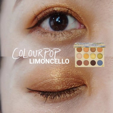 ColourPop Limoncello Eyeshadow Paletteのクチコミ「#いつかのメイク ⁡
⁡@colourpopcosmetics ⁡
⁡ #colourpopl.....」（1枚目）