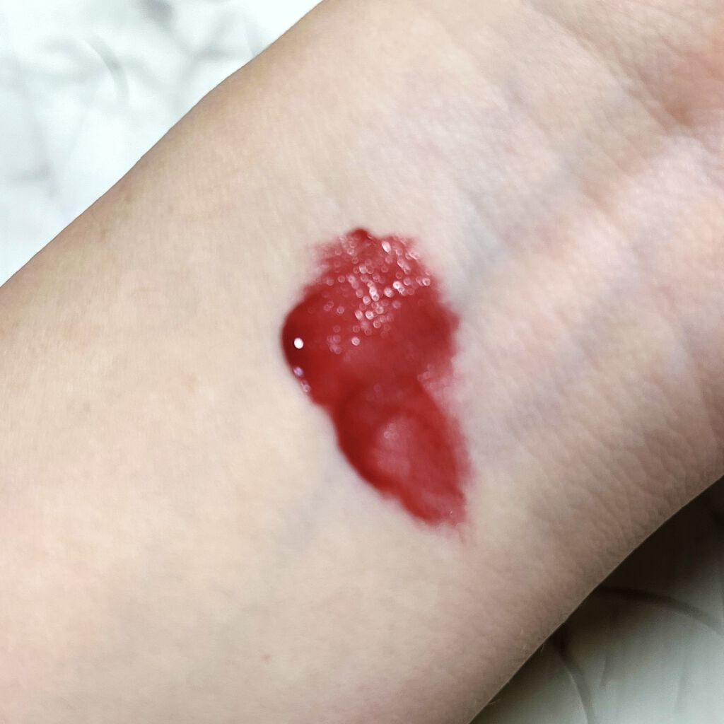 ジューシーラスティングティント/rom&nd/リップティントを使ったクチコミ（2枚目）