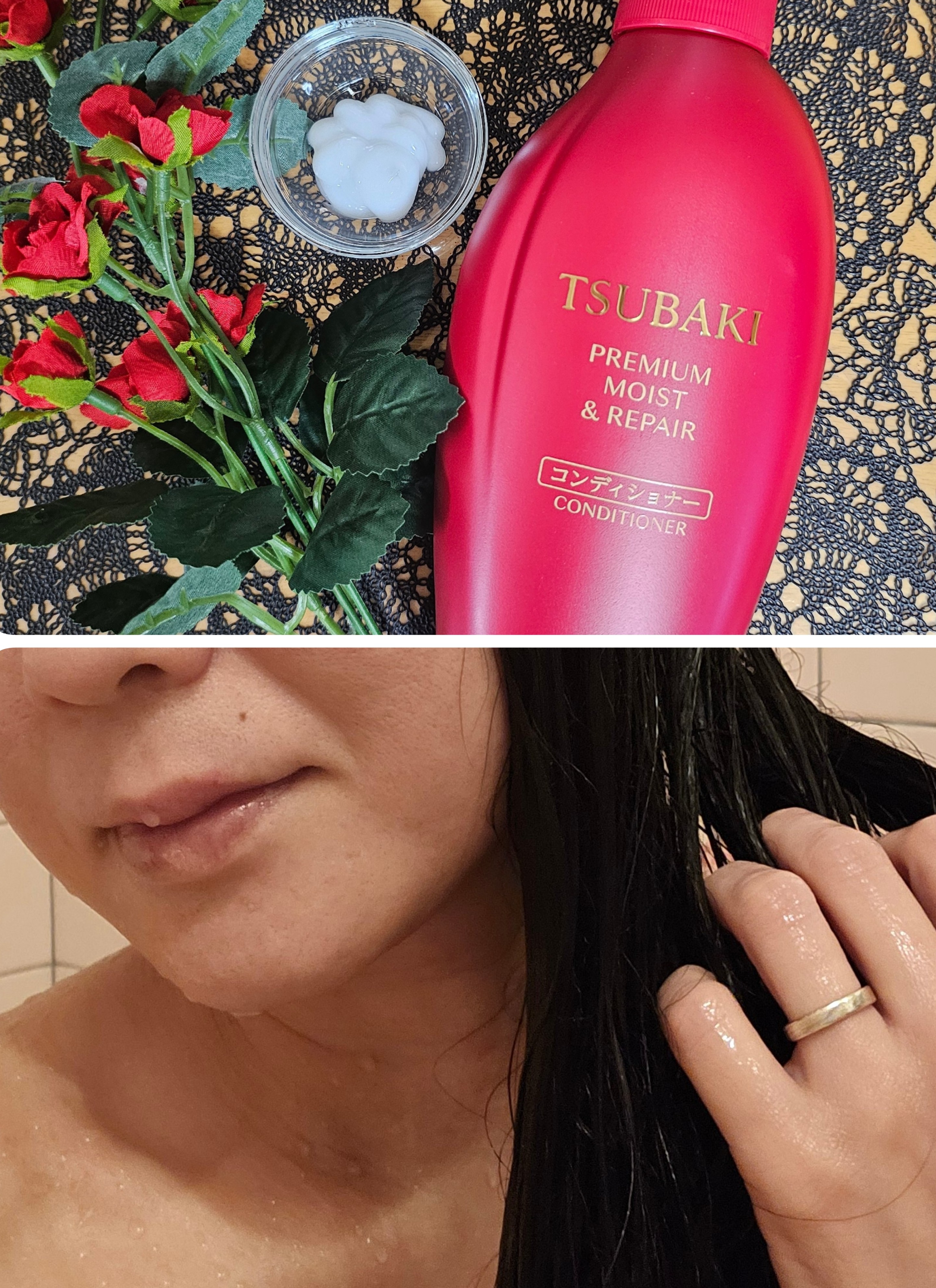 TSUBAKI プレミアム モイスト＆リペア シャンプー/コンディショナー/TSUBAKI/市販シャンプーを使ったクチコミ（3枚目）