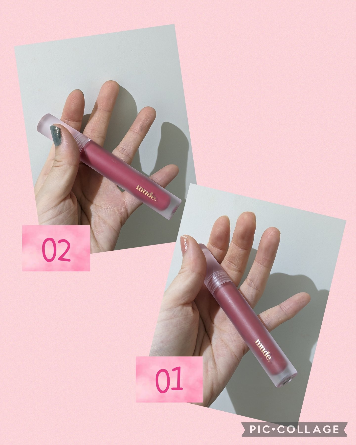 ソフトブラーティント/mude./リップティントを使ったクチコミ（1枚目）