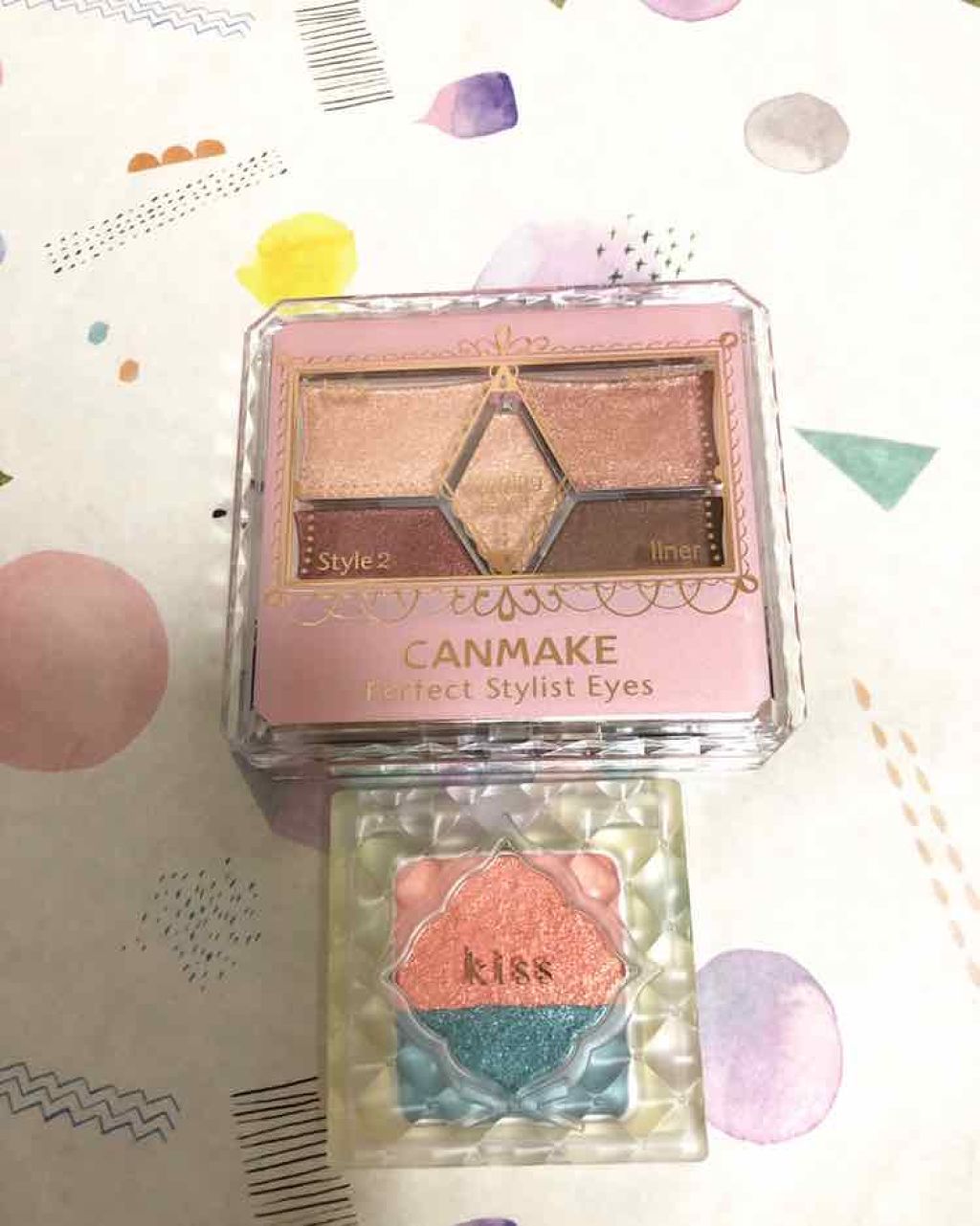 【旧品】パーフェクトスタイリストアイズ/キャンメイク/アイシャドウパレットを使ったクチコミ（1枚目）