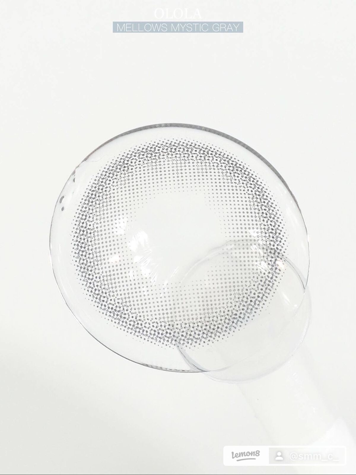 メローズ(Mellows) ミスティックグレー/OLOLA/カラーコンタクトレンズを使ったクチコミ（2枚目）