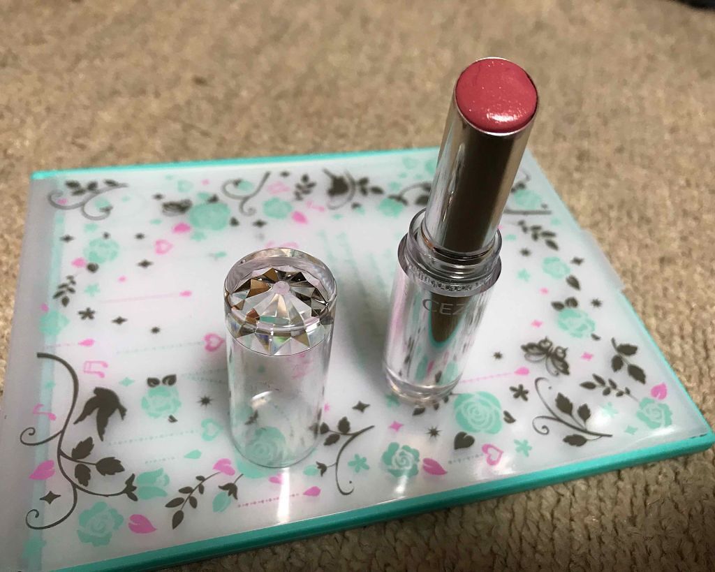 ラスティンググロスリップ/CEZANNE/口紅を使ったクチコミ(1枚目)