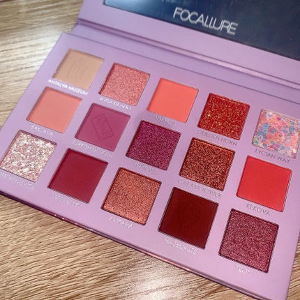 GO TRAVEL 15色アイシャドウパレット/FOCALLURE/アイシャドウパレットを使ったクチコミ(2枚目)