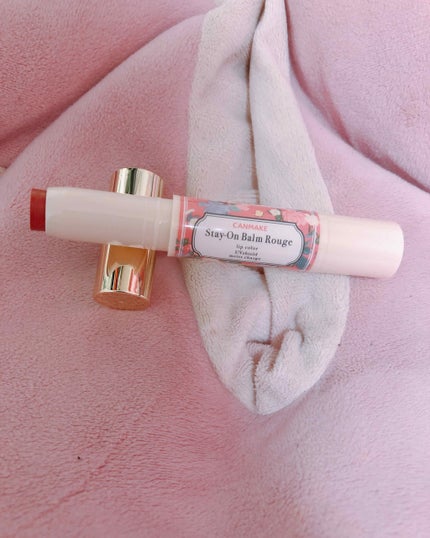 ステイオンバームルージュ 17 メロウブロッサム/キャンメイク/口紅を使ったクチコミ(2枚目)