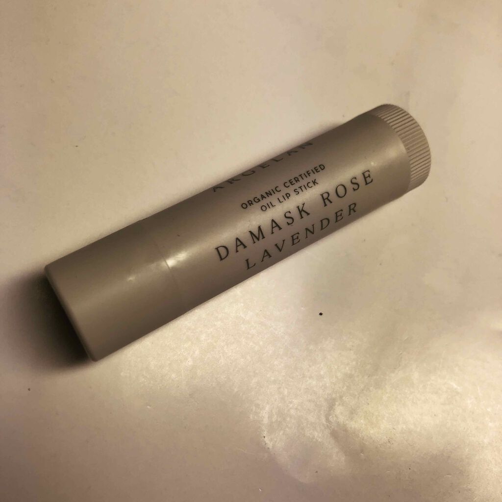 オイル リップスティック ダマスクローズ&ラベンダー/アルジェラン/リップクリームを使ったクチコミ（1枚目）