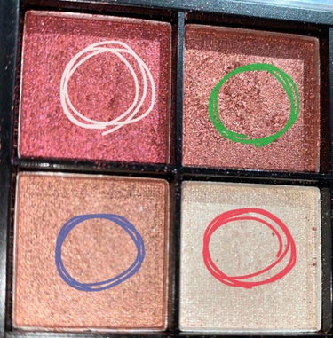 UR GLAM　BLOOMING EYE COLOR PALETTE/U R GLAM/アイシャドウパレットを使ったクチコミ（3枚目）