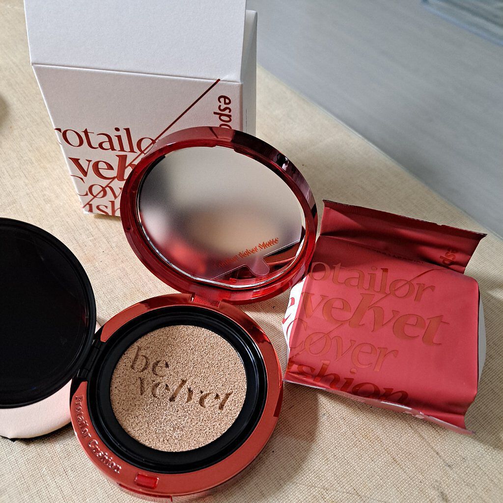 プロテーラービーベルベットカバークッション/espoir/クッションファンデーションを使ったクチコミ（2枚目）