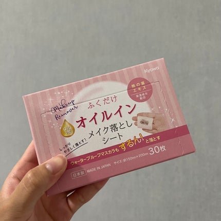 メイク落としシートBOX桃の葉エキス/キャンドゥ/クレンジングシートを使ったクチコミ(1枚目)