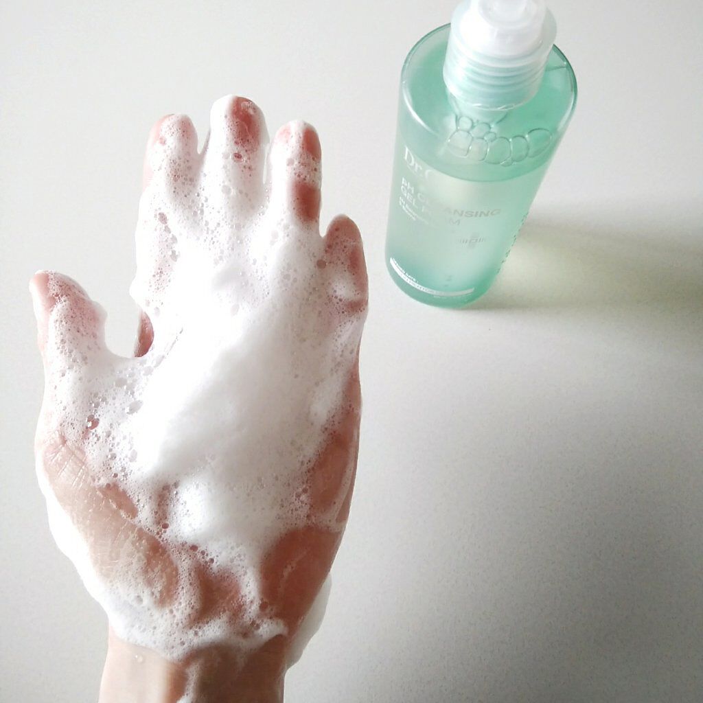 弱酸性クレンジングジェルフォーム/Dr.G/その他洗顔料を使ったクチコミ（3枚目）