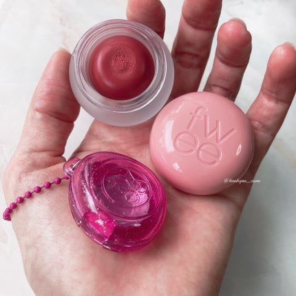 リップアンドチーク ブラーリープリンポット/fwee/口紅を使ったクチコミ(6枚目)