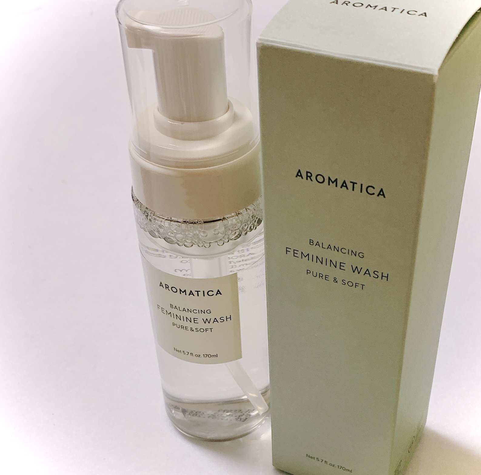 ピュア＆ソフトフェミニンウォッシュ /AROMATICA/デリケートゾーンケアを使ったクチコミ（1枚目）