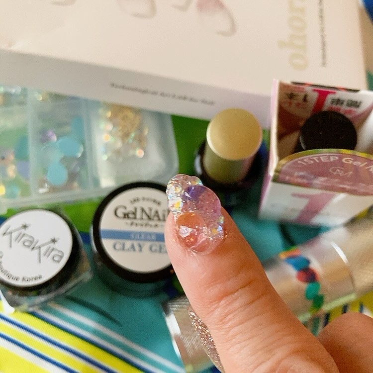 クレイジェル/セリア/ジェルネイルを使ったクチコミ（2枚目）