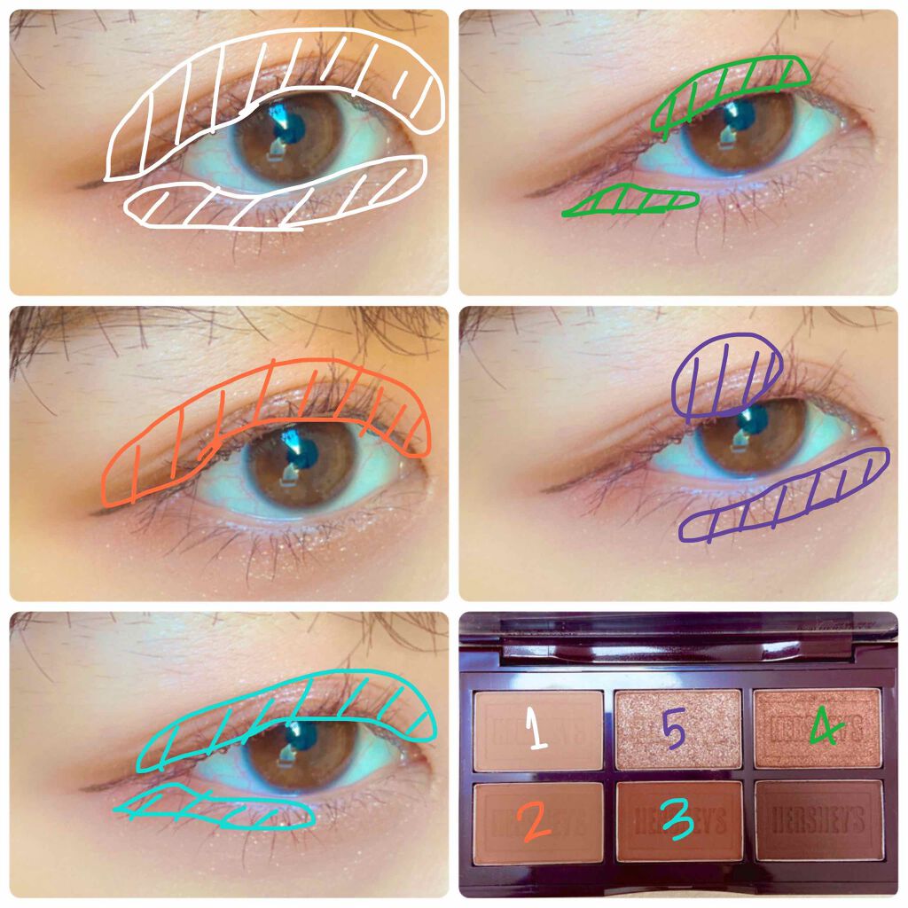 ハーシー プレイカラーアイズミニ/ETUDE/アイシャドウパレットを使ったクチコミ(2枚目)